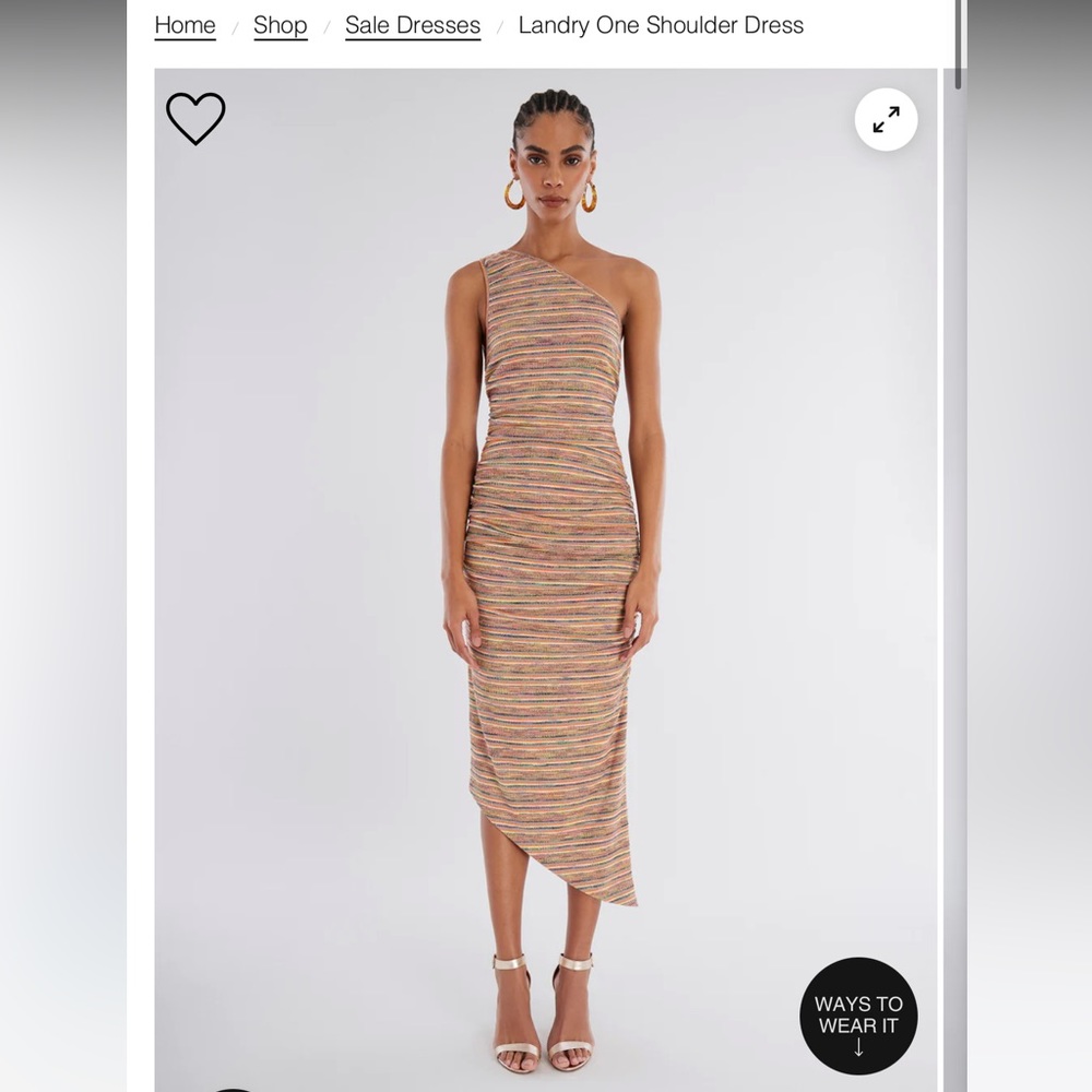 Landry One Shoulder Dress